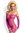 Schulterfreies Kleid D600, Pink